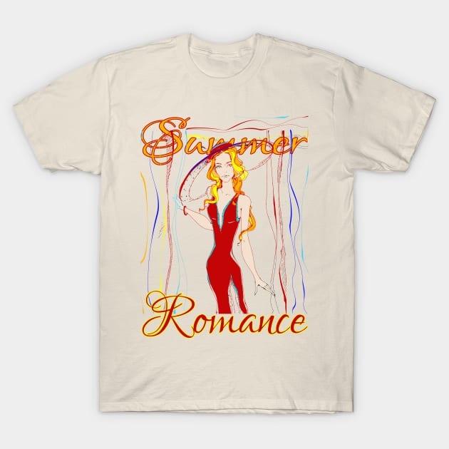 Summer Romance T-Shirt by black8elise